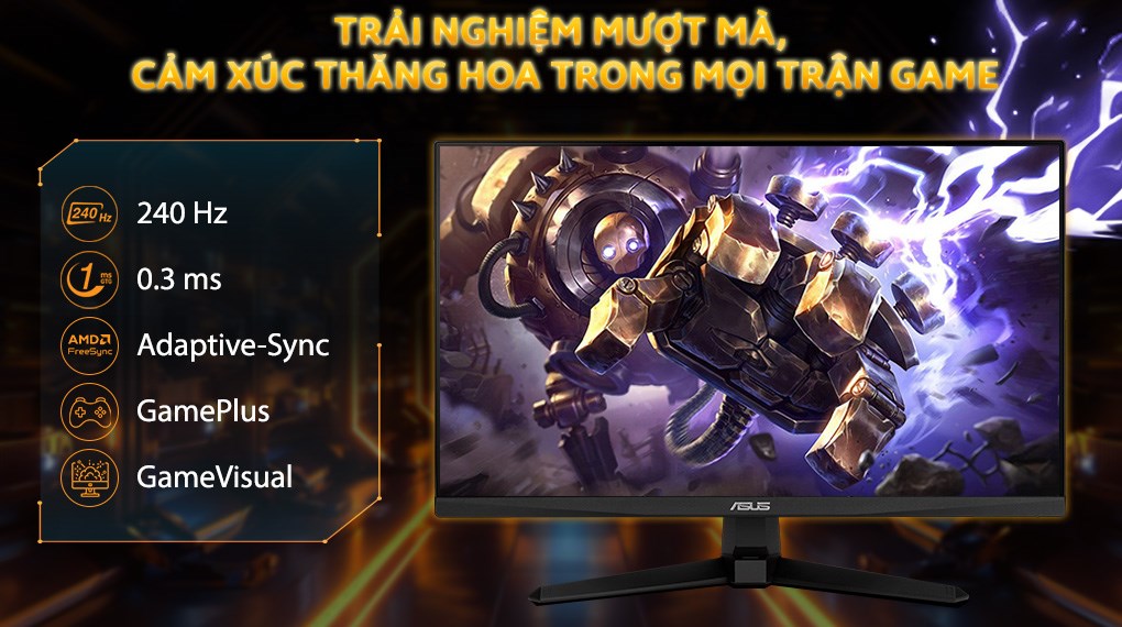 Màn hình Gaming Asus TUF VG249QM5A 23.8 inch FHD/IPS/240Hz/0.3ms