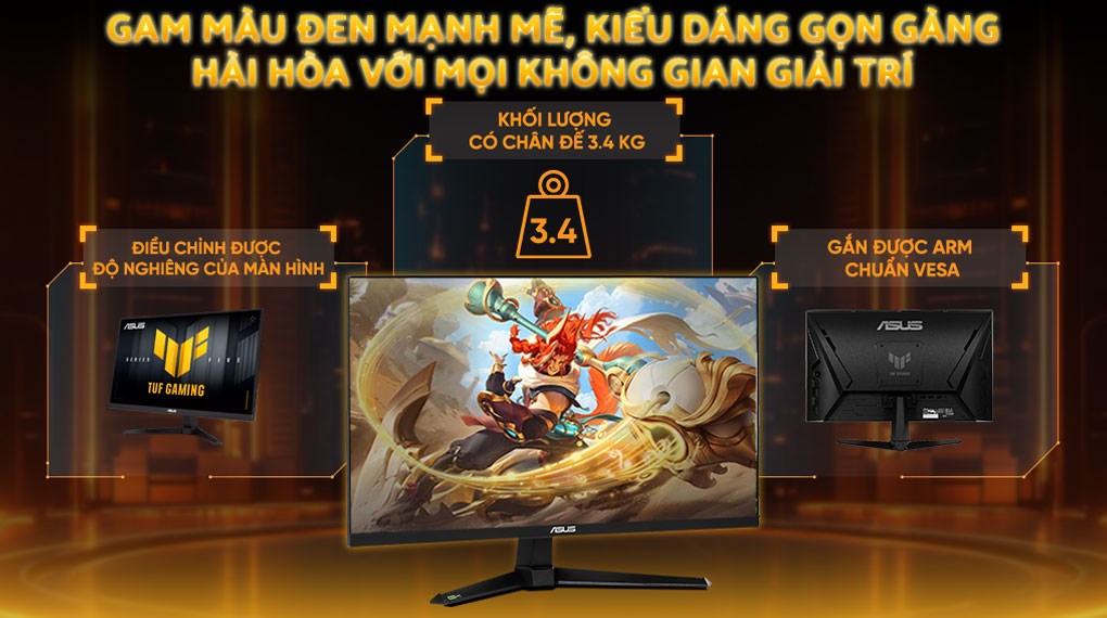 Màn hình Gaming Asus TUF VG249QM5A 23.8 inch FHD/IPS/240Hz/0.3ms