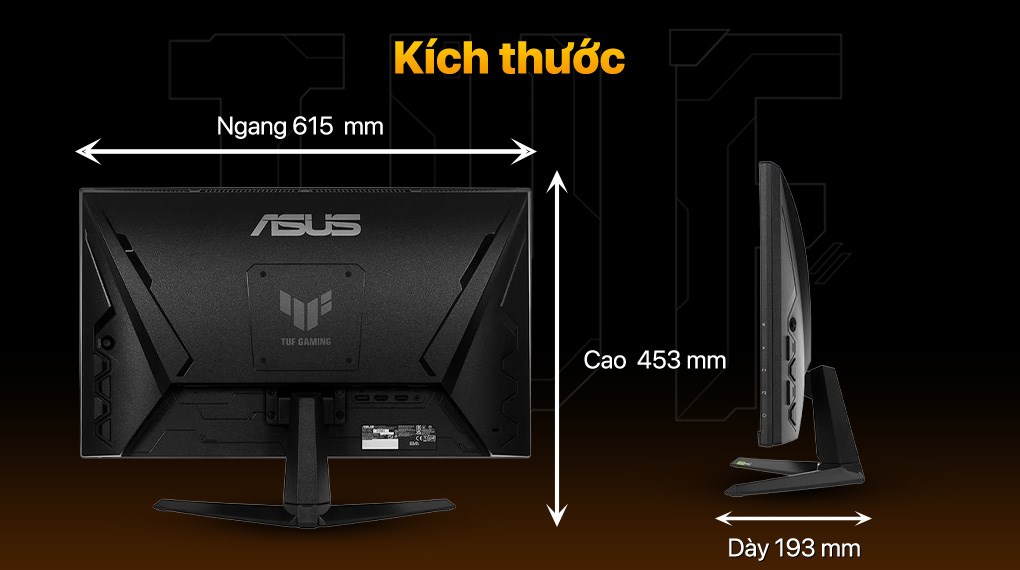 Màn hình Gaming Asus TUF VG279QM5A 27 inch FHD/IPS/240Hz/0.3ms