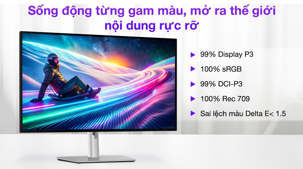Màn hình Dell UltraSharp U2725QE (27 inch 4K, IPS, 120Hz, 5ms)