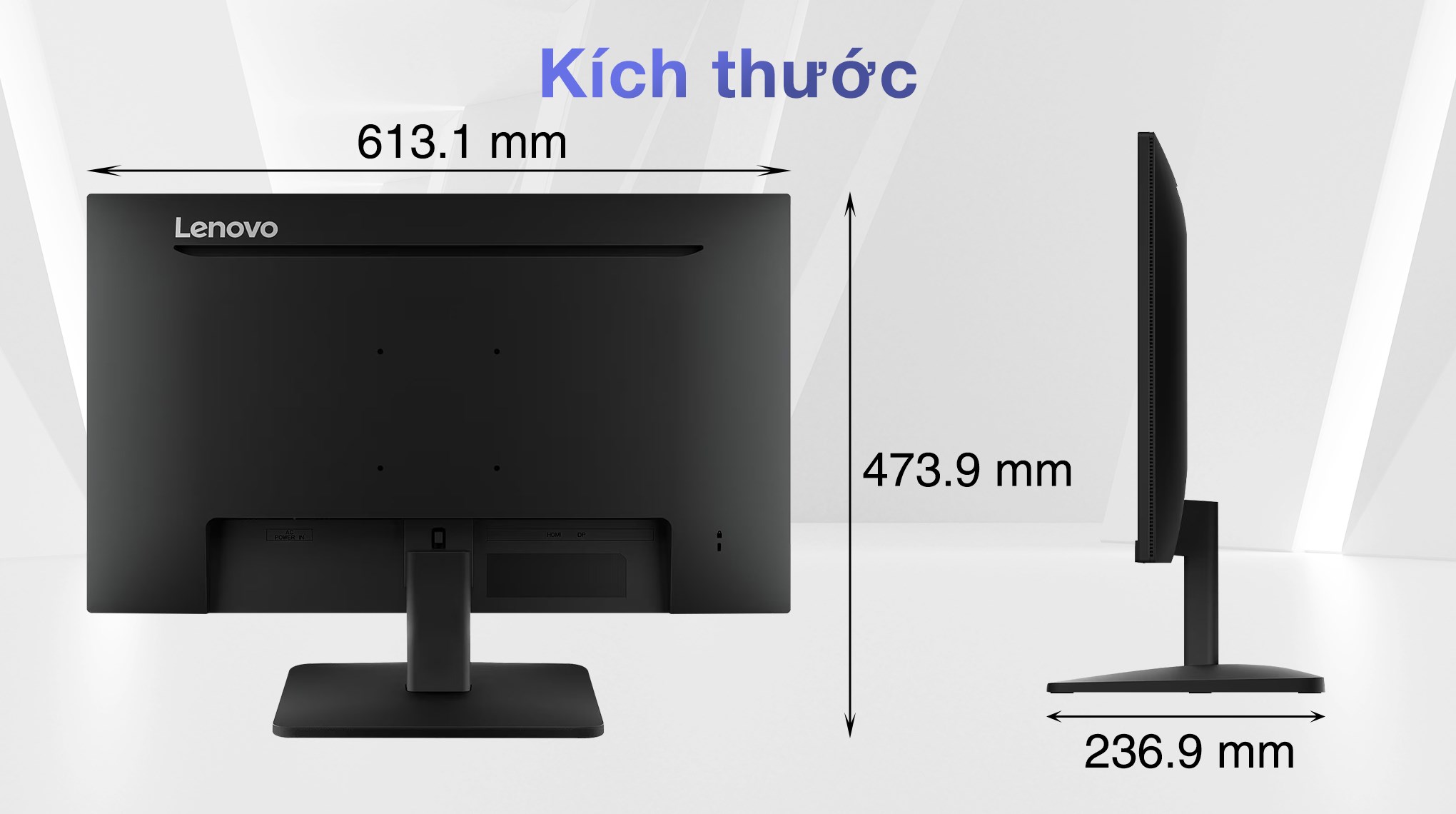 Màn hình Lenovo L27qe (27 inch 2K, IPS, 100Hz, 6ms)