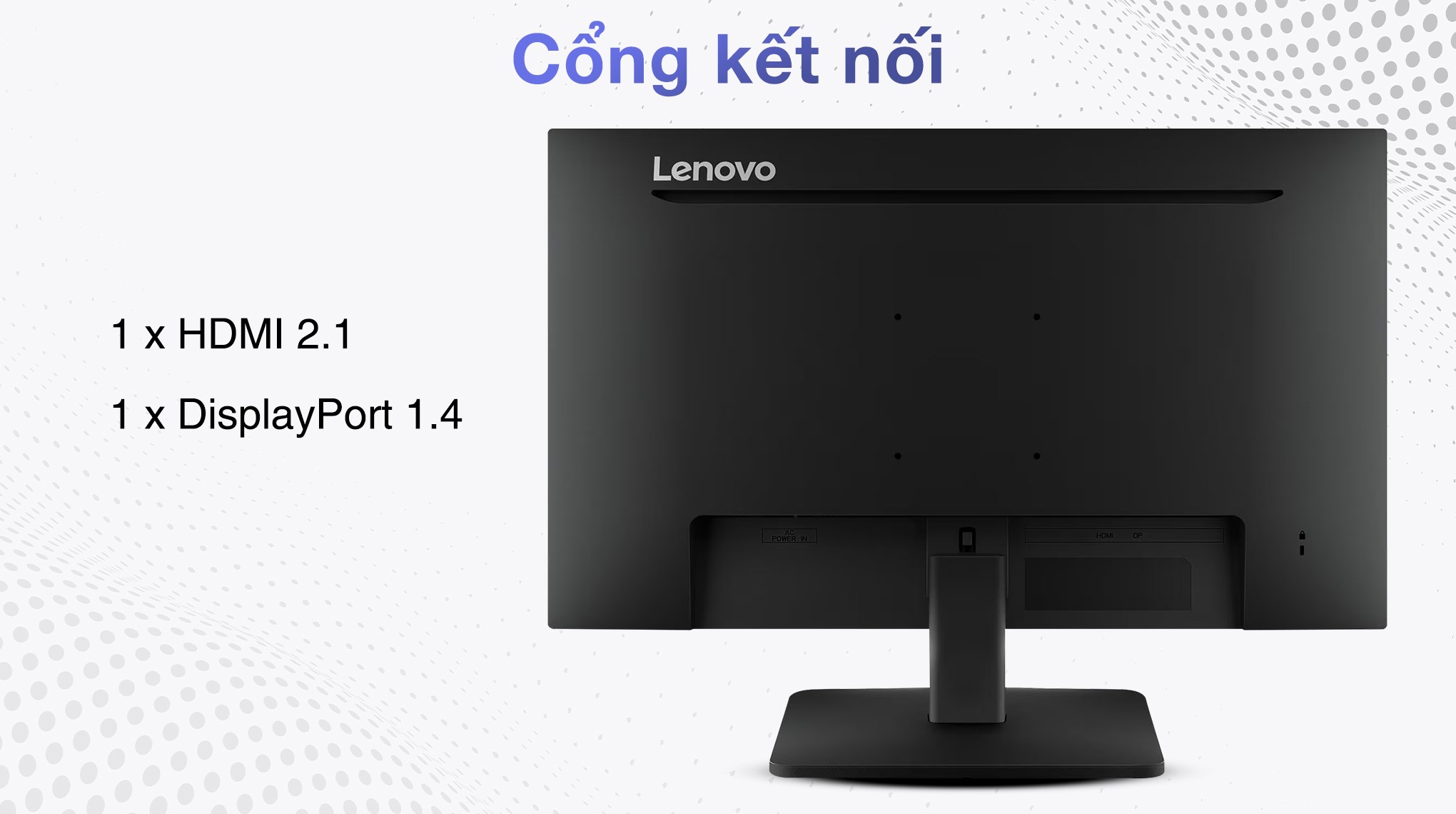 Màn hình Lenovo L27qe (27 inch 2K, IPS, 100Hz, 6ms)
