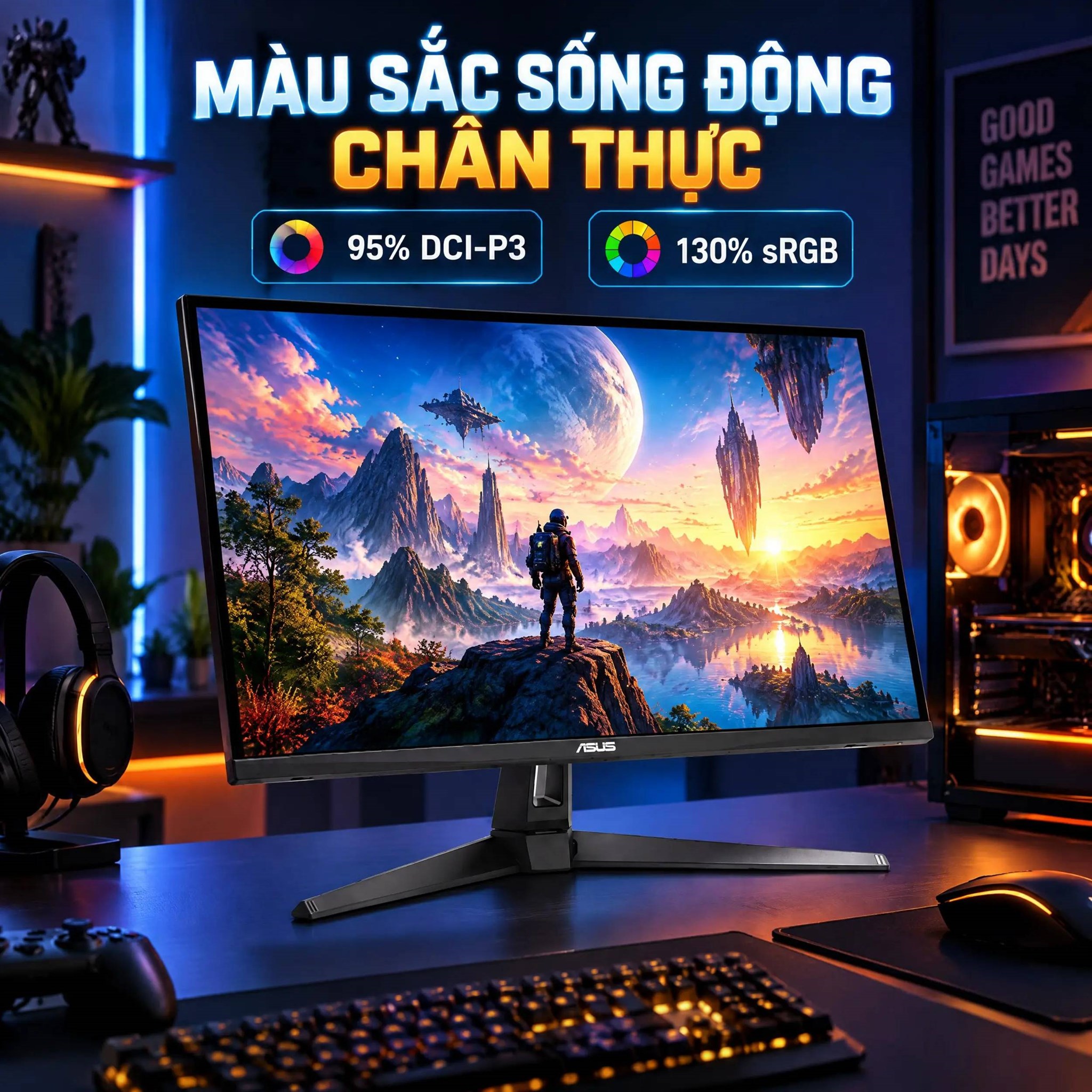 Màn hình Gaming Asus TUF VG27AQ5A (27 inch 2K, IPS, 210Hz, 0.3ms)