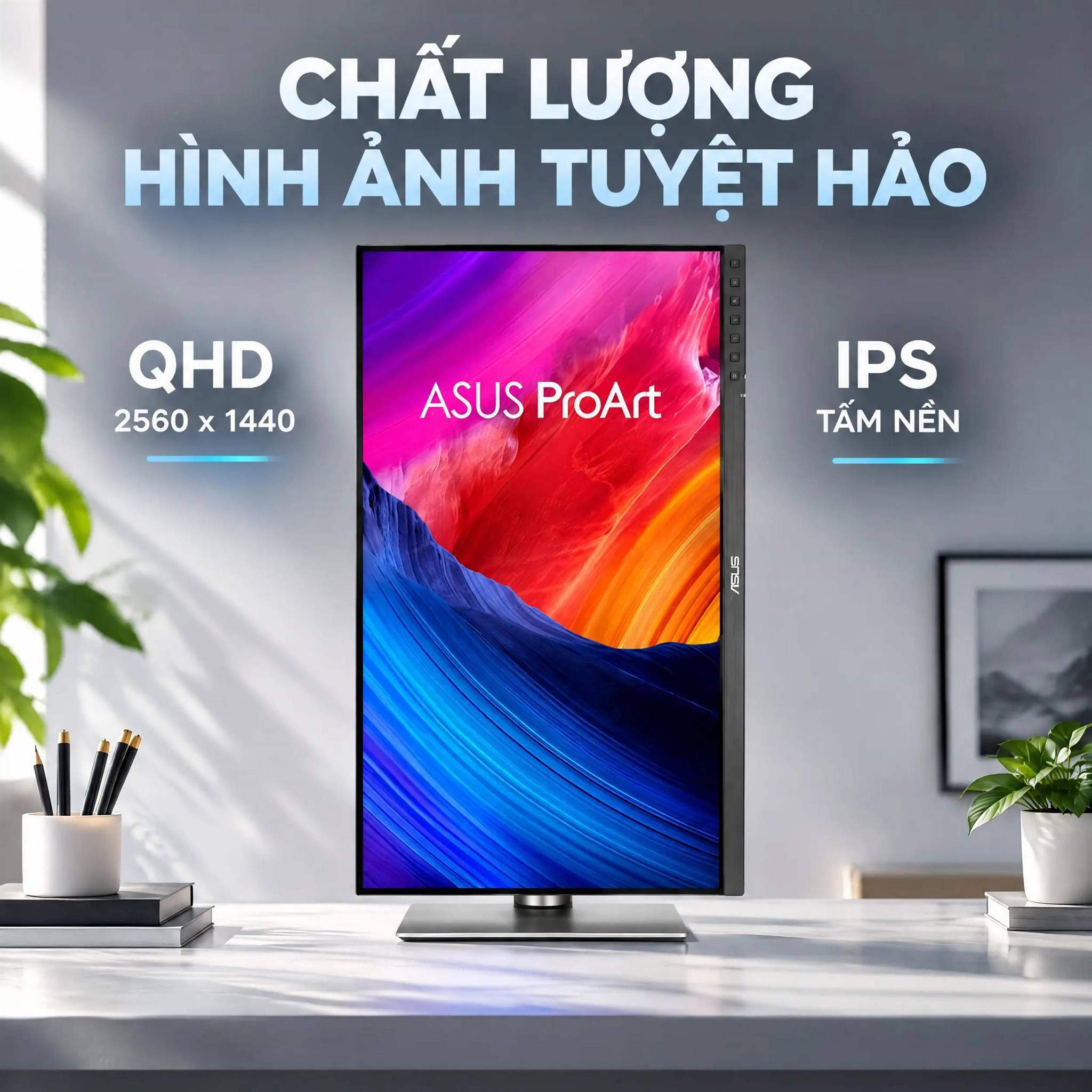 Màn hình Asus ProArt PA278QGV (27 inch 2K, IPS, 120Hz, 5ms)