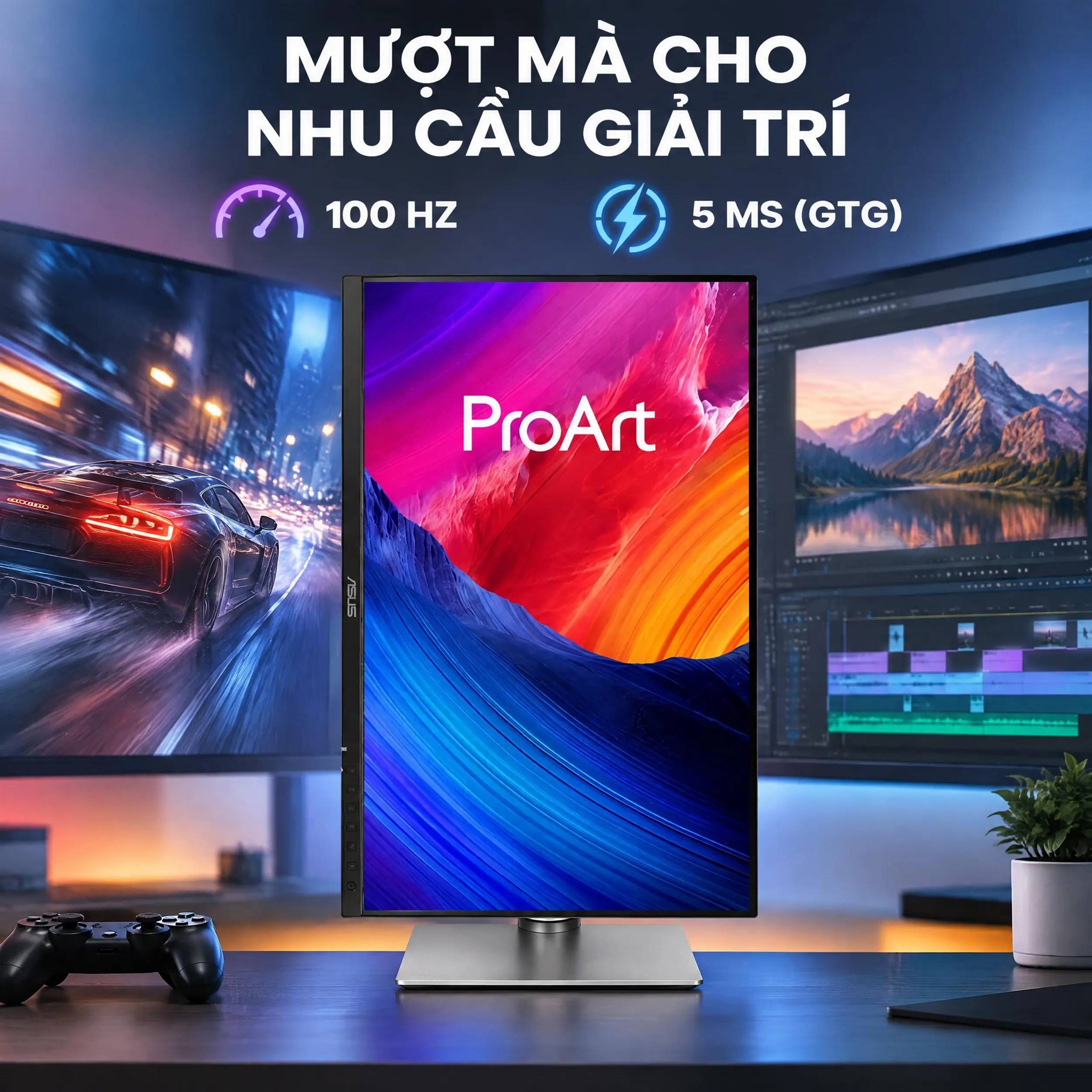 Màn hình Asus ProArt PA248QFV (24.1 inch, Full HD, IPS, 100Hz, 5ms)