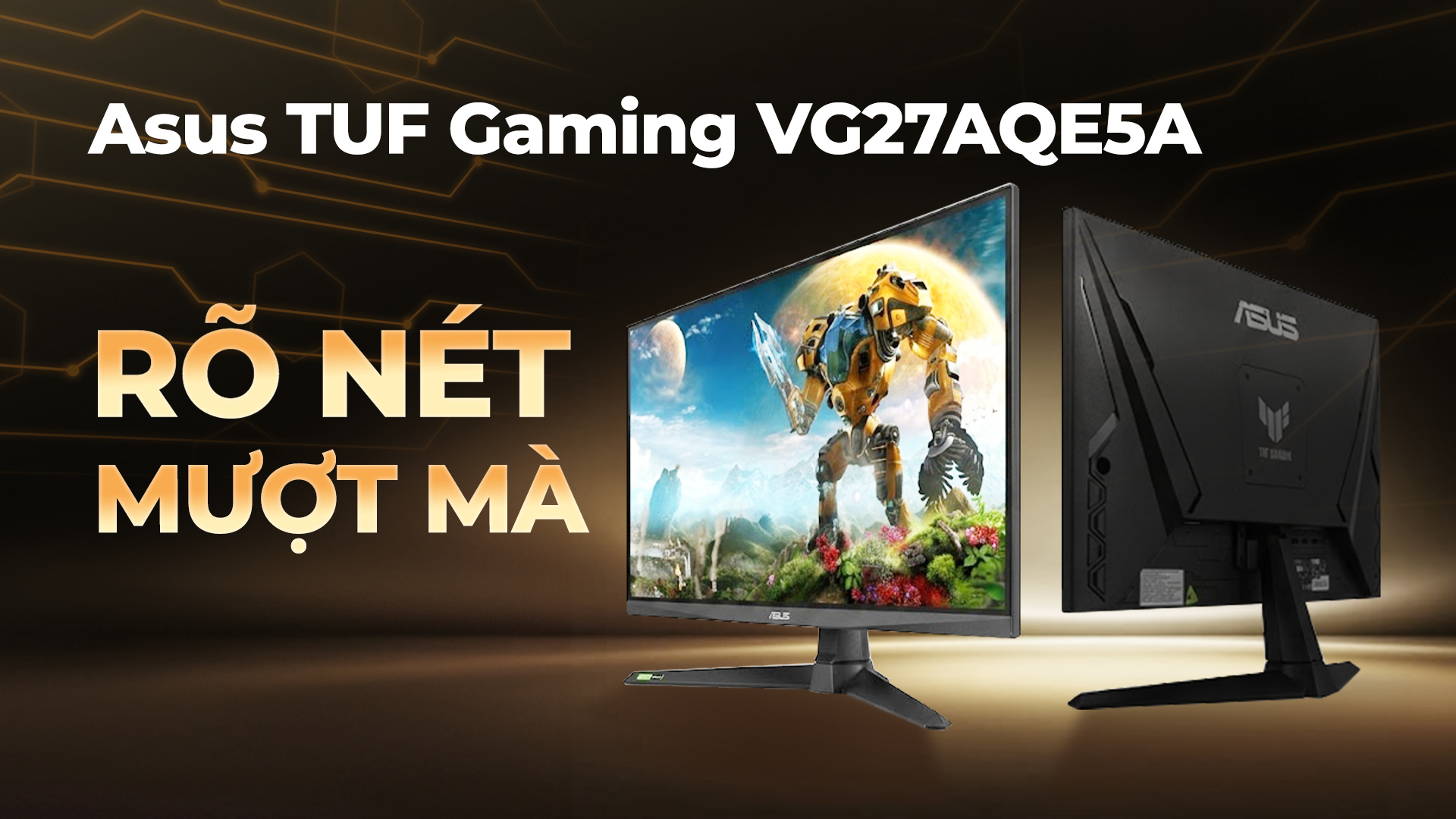 Màn hình Gaming Asus TUF VG27AQE5A (27 inch, QHD, IPS, 165Hz, 0.3ms)