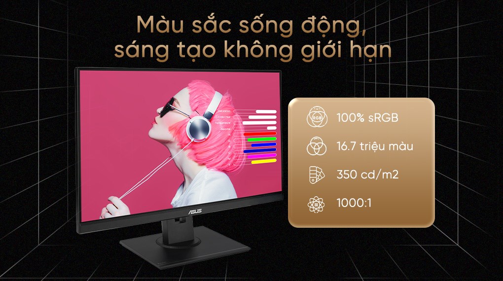 Màn hình Asus ProArt PA278QEV (27 inch, 2K, IPS, 75Hz, 5ms)