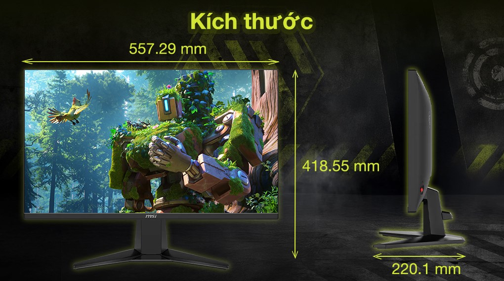 Màn hình Gaming MSI MAG 255F X24 (24.5 inch, Full HD, Rapid IPS, 240Hz, 0.5ms)