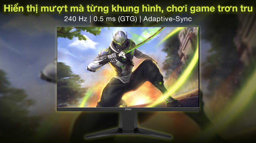 Màn hình Gaming MSI MAG 255F X24 (24.5 inch, Full HD, Rapid IPS, 240Hz, 0.5ms)