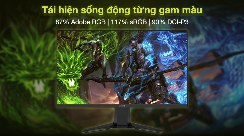 Màn hình Gaming MSI MAG 255F X24 (24.5 inch, Full HD, Rapid IPS, 240Hz, 0.5ms)