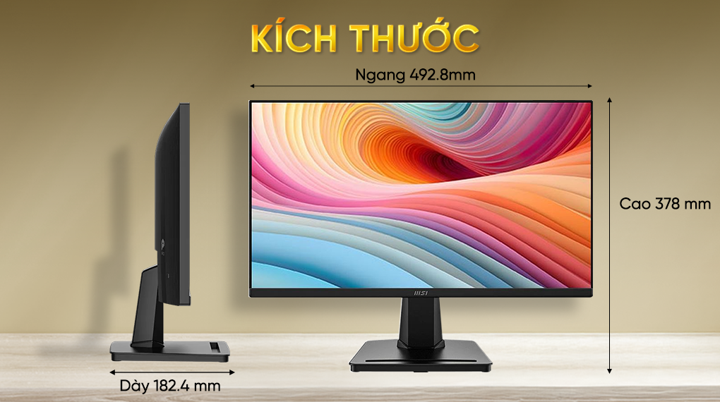 Màn hình MSI PRO MP225 E12VL (21.45 inch, Full HD, VA, 120Hz, 1ms)