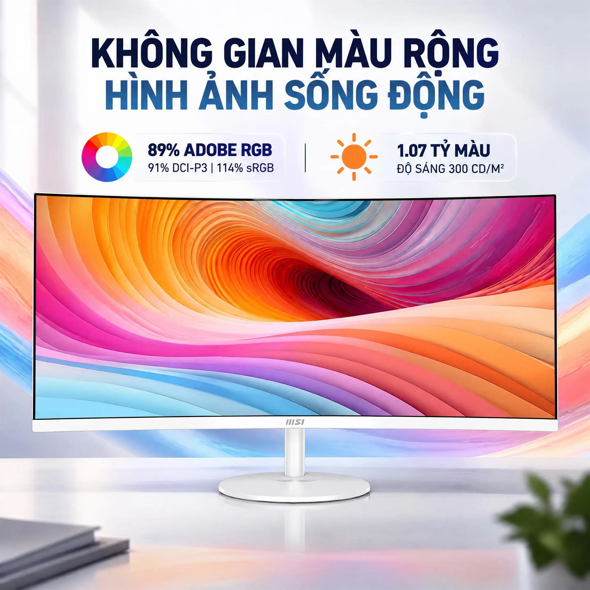 Màn hình MSI PRO MP341CQW-E12 (34 inch, UWQHD, VA, 120Hz, 1ms) - 3