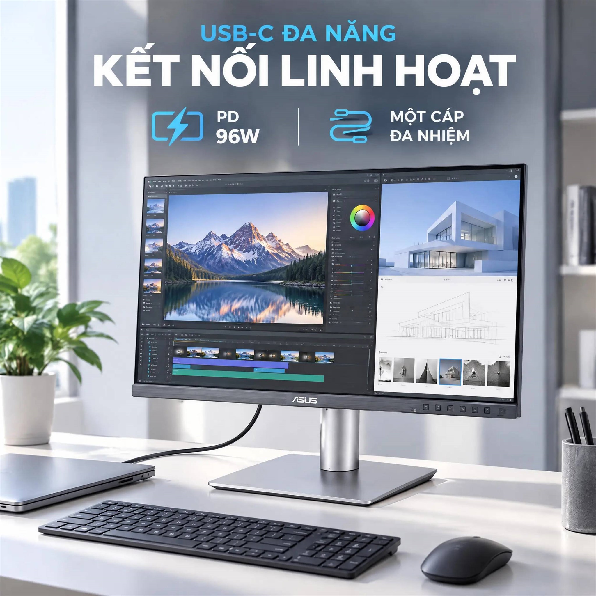 Màn hình Asus ProArt PA249CGV (24 inch Full HD, IPS, 144Hz, 5ms)
