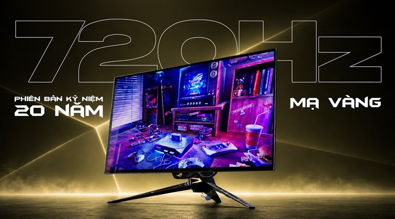Màn hình Gaming Asus ROG Swift PG27AQWP-G (26.5 inch 2K, OLED, 540Hz, 0.02ms)