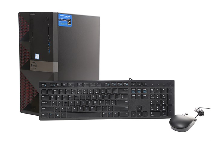 Máy tính bộ Dell Vostro 3668MT i5-7400/4GB/1TB/Dos/(PWVK41) Màu Đen