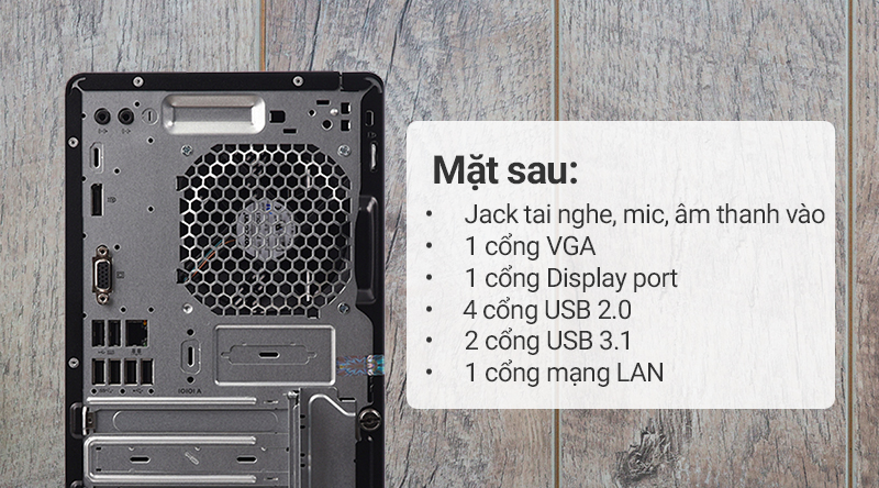 HP ProDesk 400G4MT i5 7500/4GB/500GB/Bàn phím&Chuột/Dos (1HT54PA)