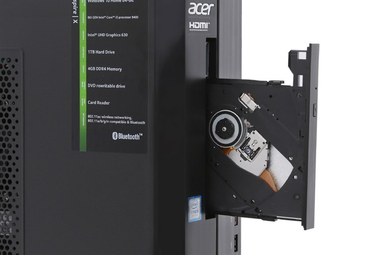 Acer Aspire XC-885 i5-8400/4GB/1TB/Bàn phím&Chuột/Win10 (DT.BAQSV.009) Màu Đen