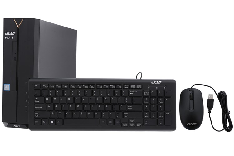Acer Aspire XC-885 i5-8400/4GB/1TB/Bàn phím&Chuột/Win10 (DT.BAQSV.009) Màu Đen