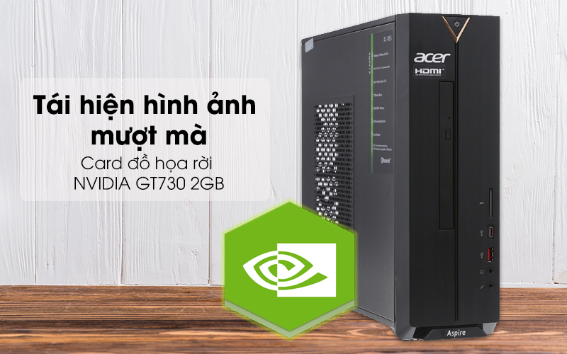 Acer Aspire XC-885 i7 8700/4GB/1TB/Bàn phím&Chuột/Win10 (DT.BAQSV.011)