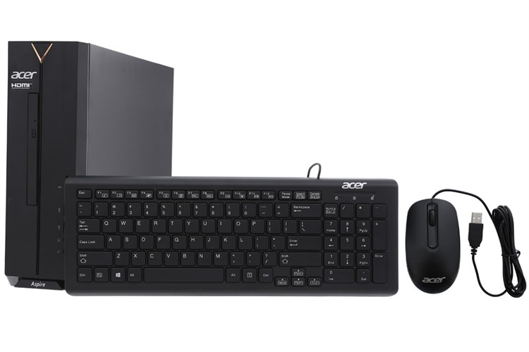 Acer Aspire XC-885 i7 8700/4GB/1TB/Bàn phím&Chuột/Win10 (DT.BAQSV.011) Màu Đen