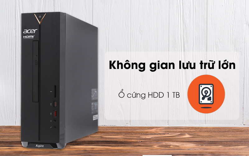 PC Acer Aspire XC-885 i3 8100/4GB/1TB Bàn phím&Chuột/Win10 (DT.BAQSV.008) - 3