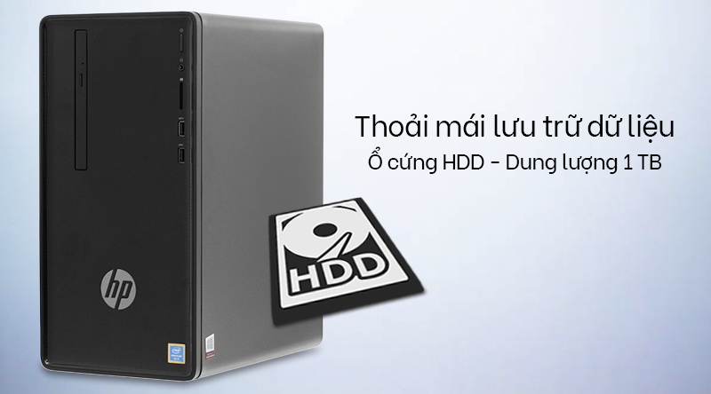 HP 390-0010d G5420/4GB/1TB/Bàn phím&Chuột/Win10 (6DV55AA)