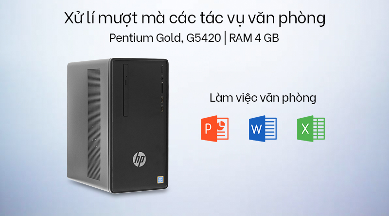 HP 390 0010d (6DV55AA) sở hữu công nghệ Pentium Gold G5420