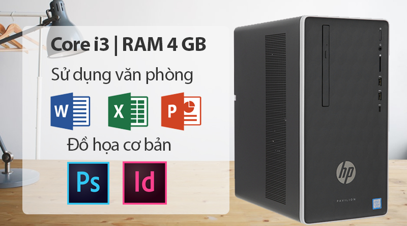 Máy tính để bàn HP Pavilion 590-p0108d (6DV41AA) chính hãng, giá rẻ