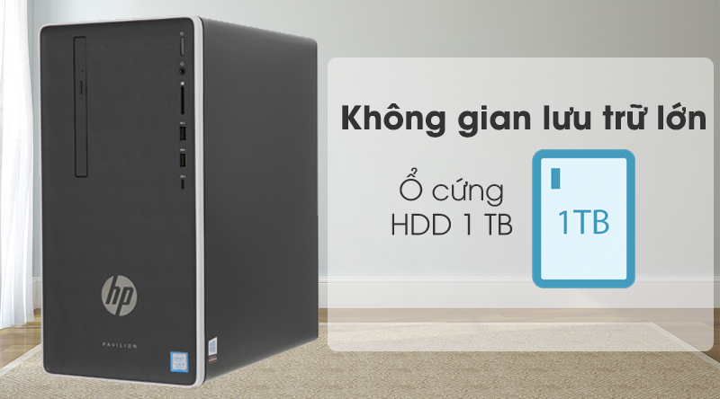 HP Pavilion 590 p0111d i5 9400/8GB/1TB/Bàn phím&Chuột/Win10 (6DV44AA)