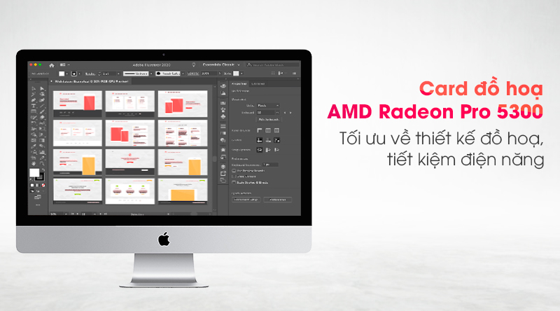 Apple iMac 27 inch 2020 Retina 5K i5 3.1GHz/8GB/256GB/4GB Radeon Pro 5300/KB/Mouse/Cáp/(MXWT2SA/A)