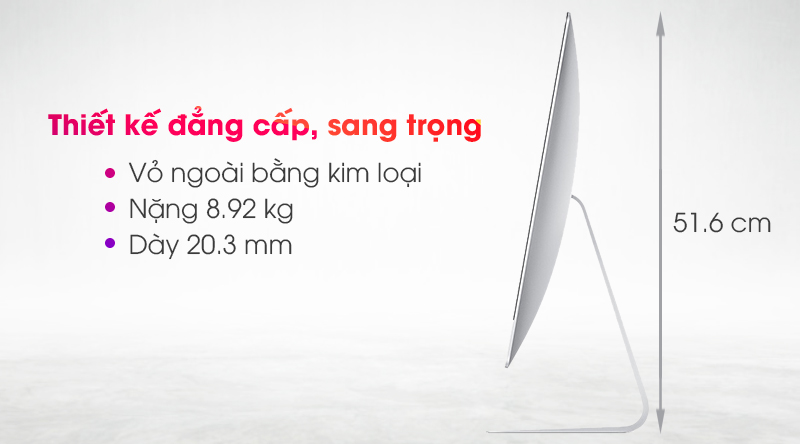 Apple iMac 27 inch Retina 5K i5 (MXWT2SAA) - Thiết kế
