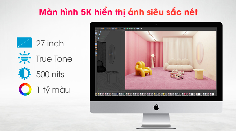 Apple iMac 27 inch Retina 5K i5 (MXWT2SAA) - Màn hình
