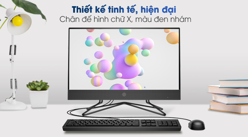 HP 205 Pro G4 AIO R3 4300U/4GB/256GB/21.5 inch Full HD/Bàn phím/Chuột/Win10 (31Z16PA)