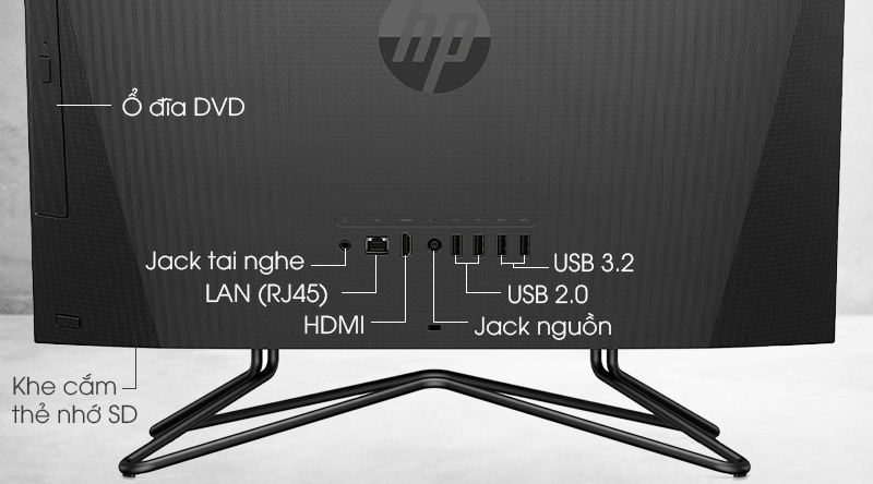 HP 205 Pro G4 AIO R5 4500U/8GB/256GB/21.5 inch Full HD/Bàn phím/Chuột/Win10 (31Y60PA)