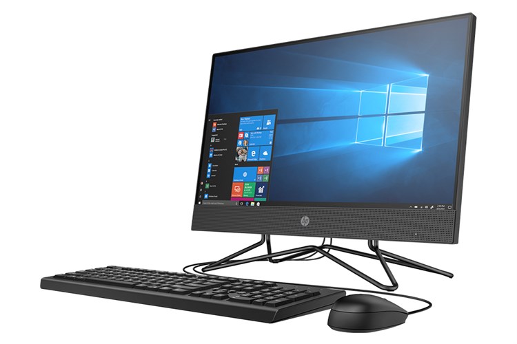 HP 200 Pro G4 AIO i5 10210U/8GB/256GB/21.5 inch Full HD/Bàn phím/Chuột/Win10 (2J861PA) Màu Đen