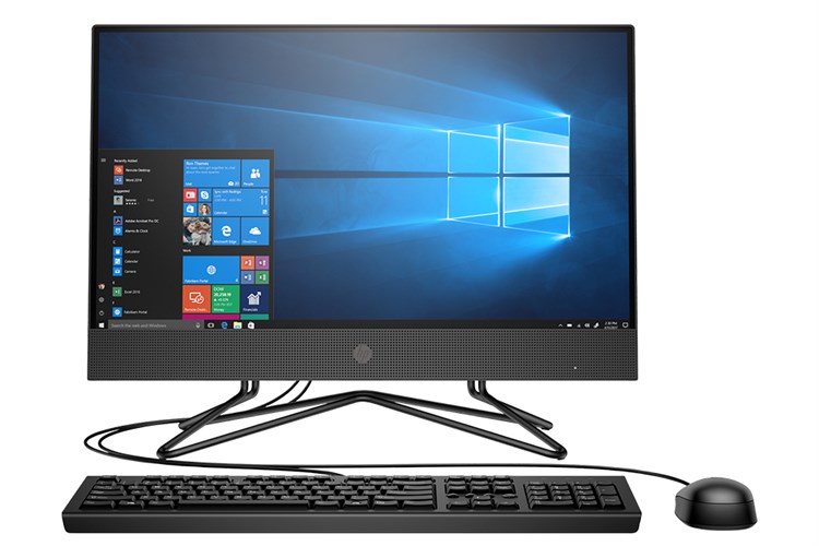 HP 200 Pro G4 AIO i5 10210U/8GB/256GB/21.5 inch Full HD/Bàn phím/Chuột/Win10 (2J861PA) Màu Đen