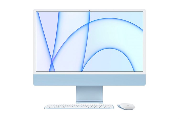 iMac 24 inch 2021 4.5K M1/512GB/8GB/8-core GPU (MGPL3SA/A) Màu Xanh Dương