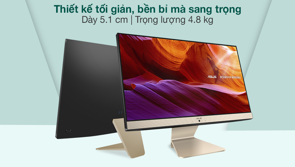 Asus Vivo AIO V222FAK i5 10210U/8GB/512GB/21.5 inch Full HD/Bàn phím/Chuột/Win10 (BA220T)