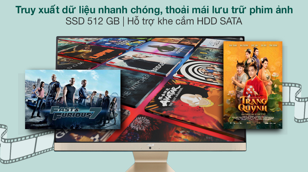 Asus Vivo AIO V222FAK i5 10210U/8GB/512GB/21.5 inch Full HD/Bàn phím/Chuột/Win10 (BA220T)