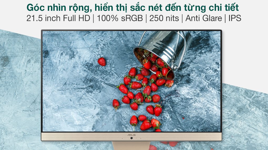 Asus Vivo AIO V222FAK i5 10210U/8GB/512GB/21.5 inch Full HD/Bàn phím/Chuột/Win10 (BA220T)