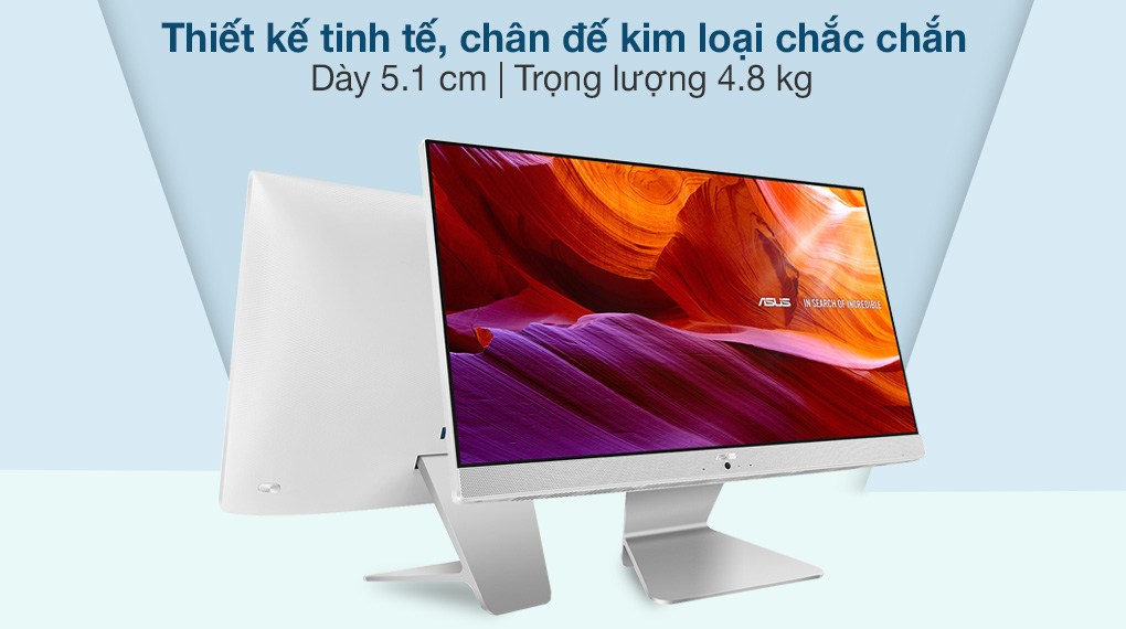 Asus Vivo AIO V222FAK i5 10210U/8GB/512GB/21.5 inch Full HD/Bàn phím/Chuột/Win10 (WA149T)