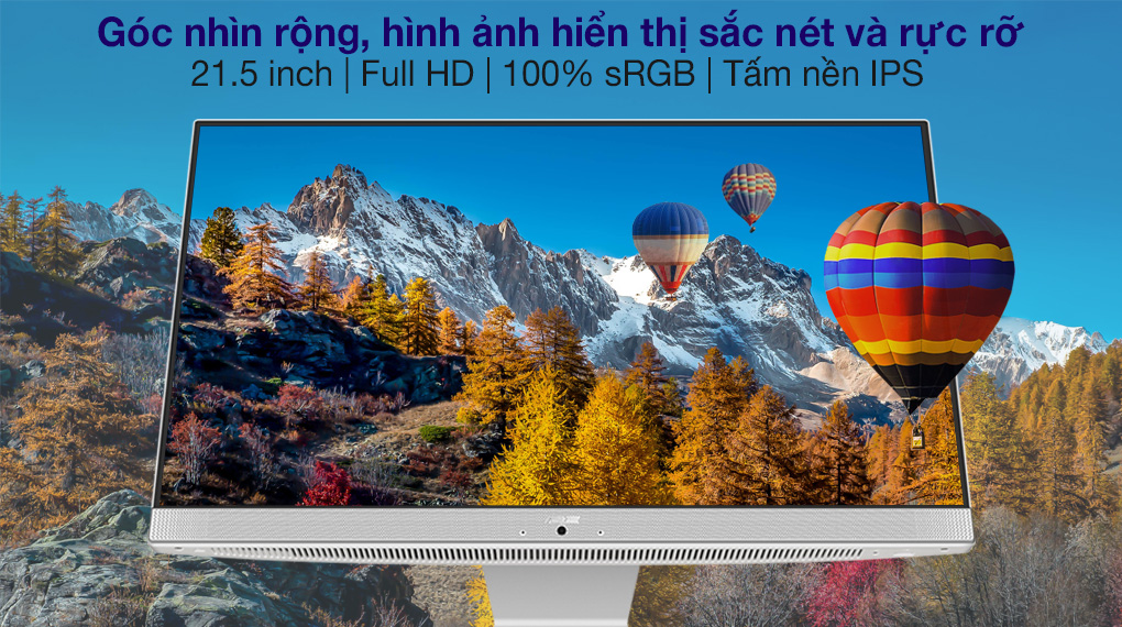 Asus Vivo AIO V222FAK i5 10210U/8GB/512GB/21.5 inch Full HD/Bàn phím/Chuột/Win10 (WA149T)