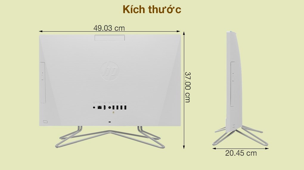 HP AIO 22 df0131d i3 10100T/4GB/256GB/21.5 inch Full HD/Bàn phím/Chuột/Win10 (180N4AA)