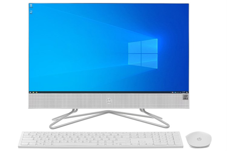 HP AIO 22 df0131d i3 10100T/4GB/256GB/21.5 inch Full HD/Bàn phím/Chuột/Win10 (180N4AA) Màu Trắng