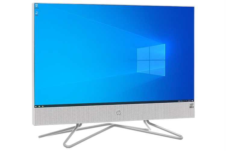 HP AIO 22 df0131d i3 10100T/4GB/256GB/21.5 inch Full HD/Bàn phím/Chuột/Win10 (180N4AA) Màu Trắng