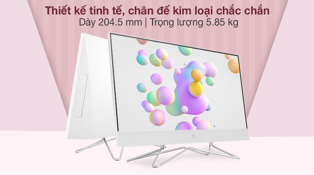 HP AIO 24 df1032d i3 1125G4/4GB/512GB/23.8 inch FullHD/Touch/Bàn phím/Chuột/Win10 (4B6E5PA)