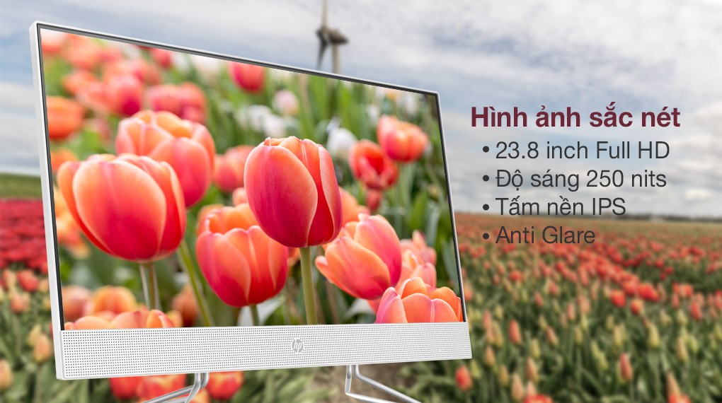 HP AIO 24 df1032d i3 1125G4/4GB/512GB/23.8 inch FullHD/Touch/Bàn phím/Chuột/Win10 (4B6E5PA)