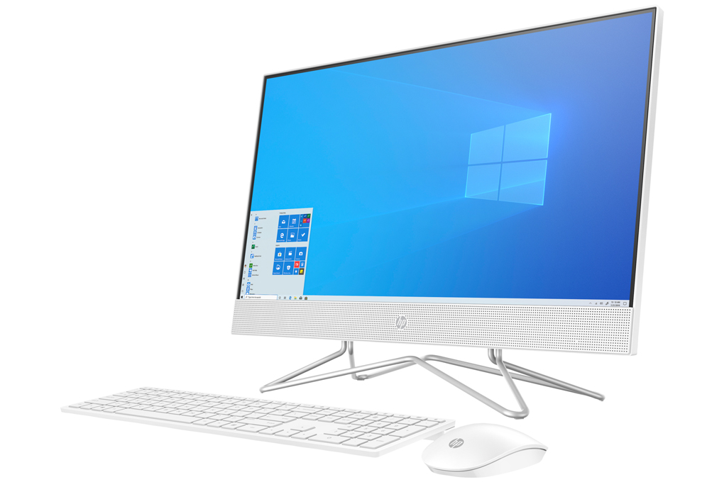 HP AIO 24 df1032d i3 1125G4/4GB/512GB/23.8 inch FullHD/Touch/Bàn phím/Chuột/Win10 (4B6E5PA) Màu Trắng