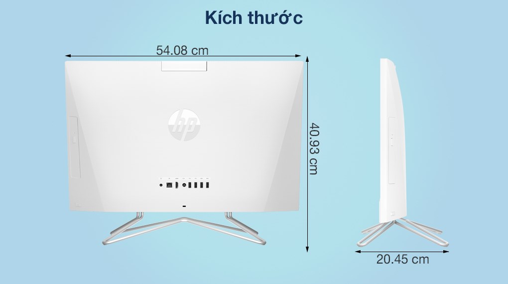 HP AIO 24 df1028d i5 1135G7/8GB/512GB/23.8" FullHD/Touch/Bàn phím/Chuột/Win10 (4B6E1PA)