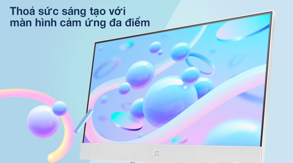 HP AIO 24 df1028d i5 1135G7/8GB/512GB/23.8" FullHD/Touch/Bàn phím/Chuột/Win10 (4B6E1PA)